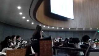 Nikkie Ong at Model United Nations Assembly
