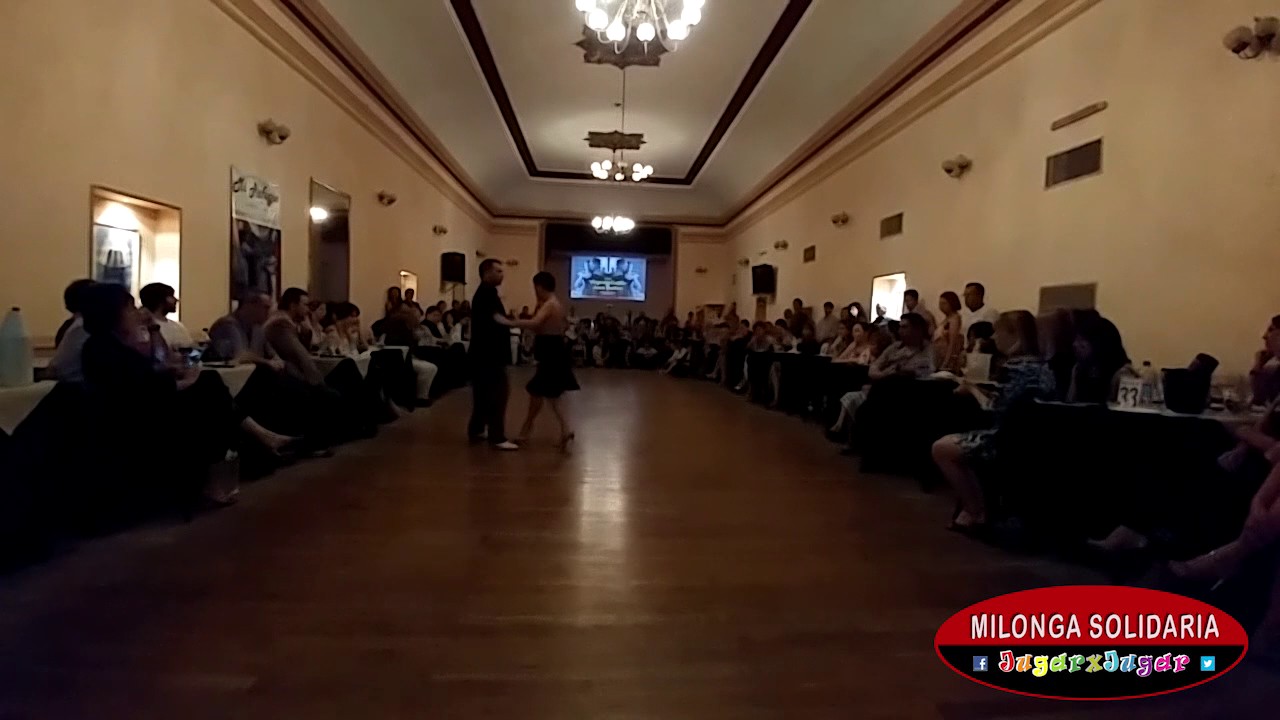Virginia Cutillo y José Halfon 3 en Milonga Solidaria JugarxJugar