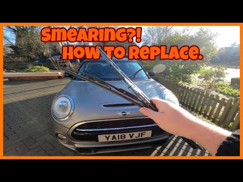 How to replace Mini Wiper Blades F56 -2014 onwards.