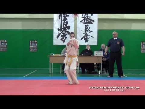 Open Ukraine Cup (WKO) Kata 3rd place Gintare Mikalajulaite (LIT) - Duzyak Anastasia (UKR)