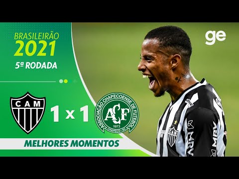 Gols e lances de Atlético Mineiro x Chapecoense