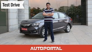 2018 Honda Amaze - Test Drive Review - Autoportal