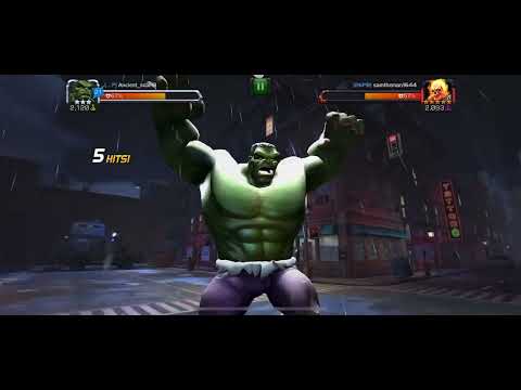 Duels match (3 star awakened hulk(immortal) vs 5 star ghost rider)