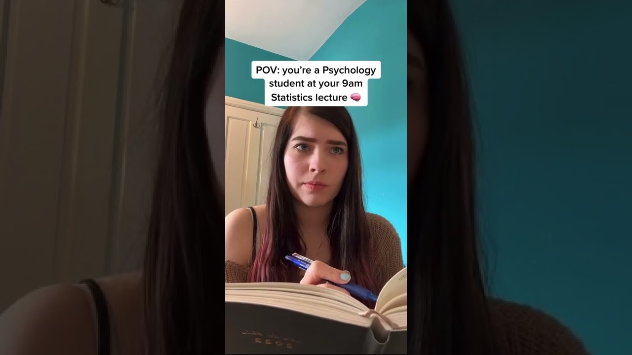 POV: You’re a Psychology student at your 9am Statistics lecture 🧠 #Shorts #PsychologyStudent