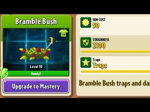 Plant Vs Zombies 2 Bramble Bush Gameplay 9.6.1 Part 1