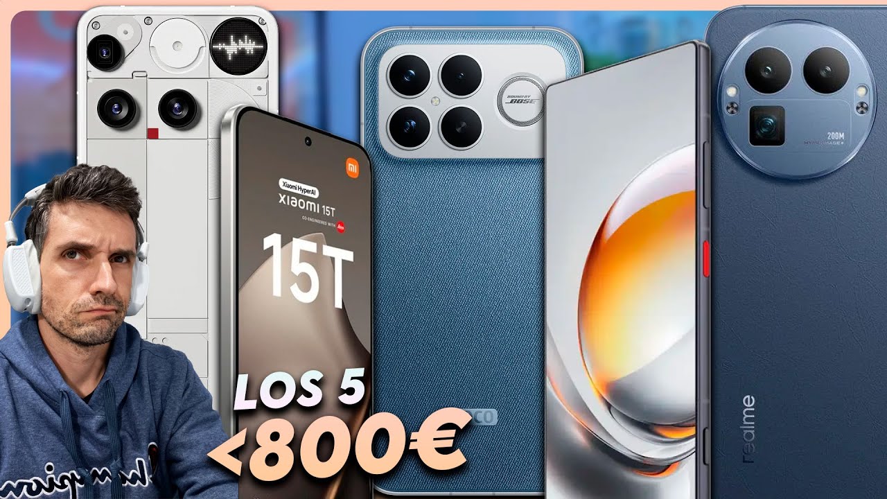 La GAMA ALTA "BARATA" del 2025 por menos de 800€ ¡Mís 5 MEJORES!