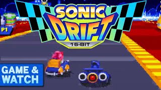 AMAZING 16-Bit Remake of Sonic Drift! - Game & Watch (Fan Game)