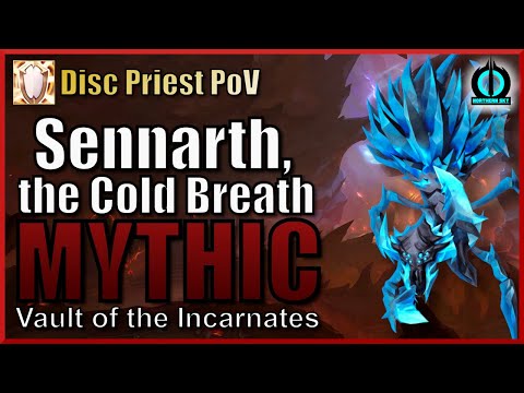 Northern Sky vs Mythic Sennarth - Disc Priest PoV - Vault of the Incarnates