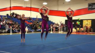 Level 10 Women's Group 18 Under, Balance, ATA, Shannon & Kaitlyn & Kendall  2013 California State Ac