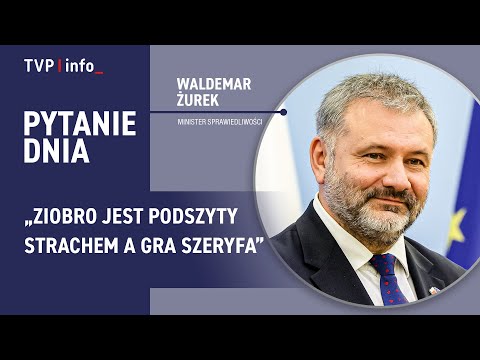 Waldemar Żurek: Ziobro jest podszyty strachem a gra szeryfa | PYTANIE DNIA