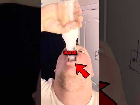 How To Chug Water Fast😱