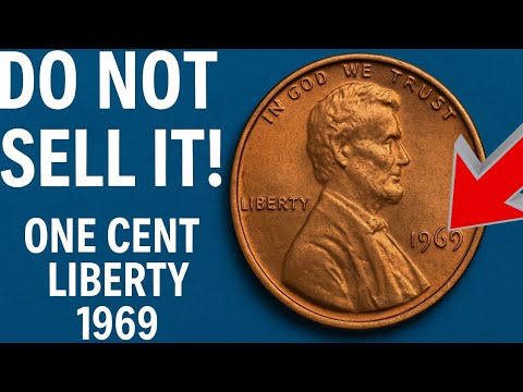 $7,000 US 1969D Lincoln Penny Coin - Denver Mint - United States Lincoln Memorial Cent Worth Money