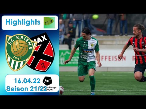 Highlights: SC Kriens vs Neuchatel Xamax FCS (16.04.22)