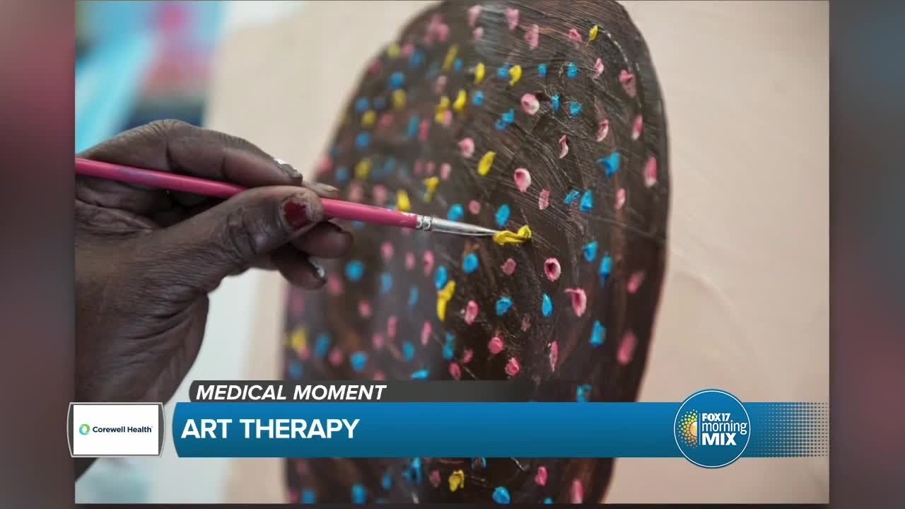 Art therapy helps children heal at Helen DeVos Children's Hospital