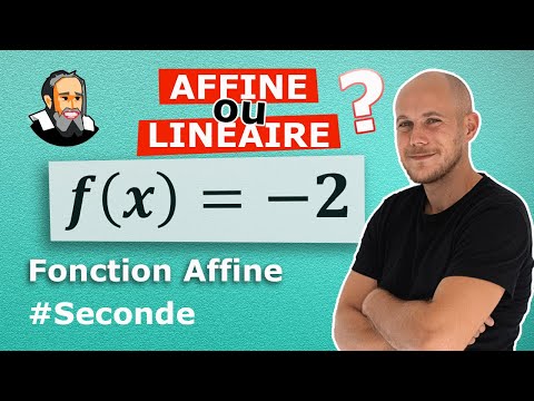 Différence entre fonctions AFFINES et LINÉAIRES - Exercice Corrigé - Seconde