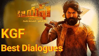 KGF Dialogues  Yash  Srinidhi  Shetty  KOLAR GOLD 