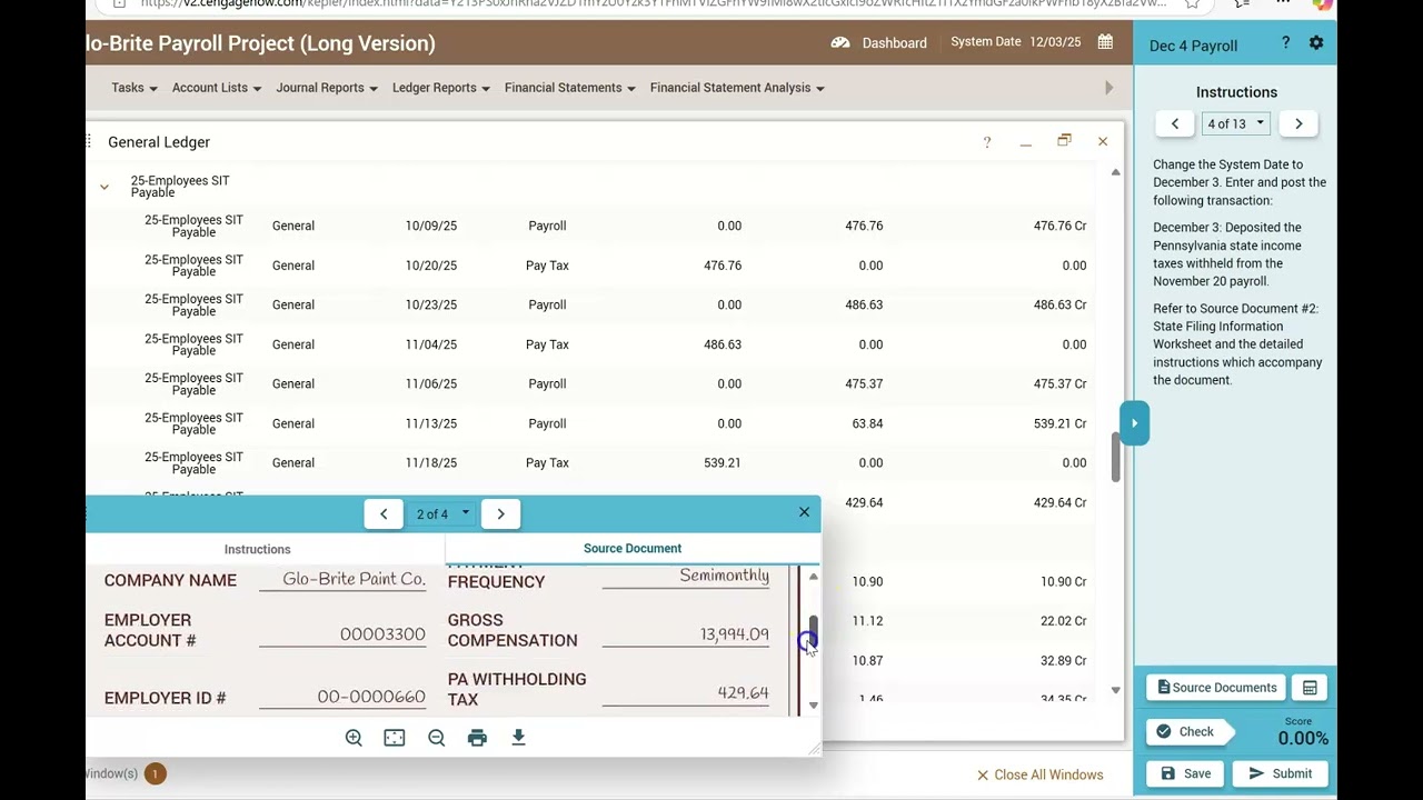 Payroll Project Module 6