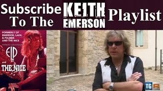 Keith Emerson of Emerson Lake &amp; Palmer RAI News Coverage of Palermo Classica Festival