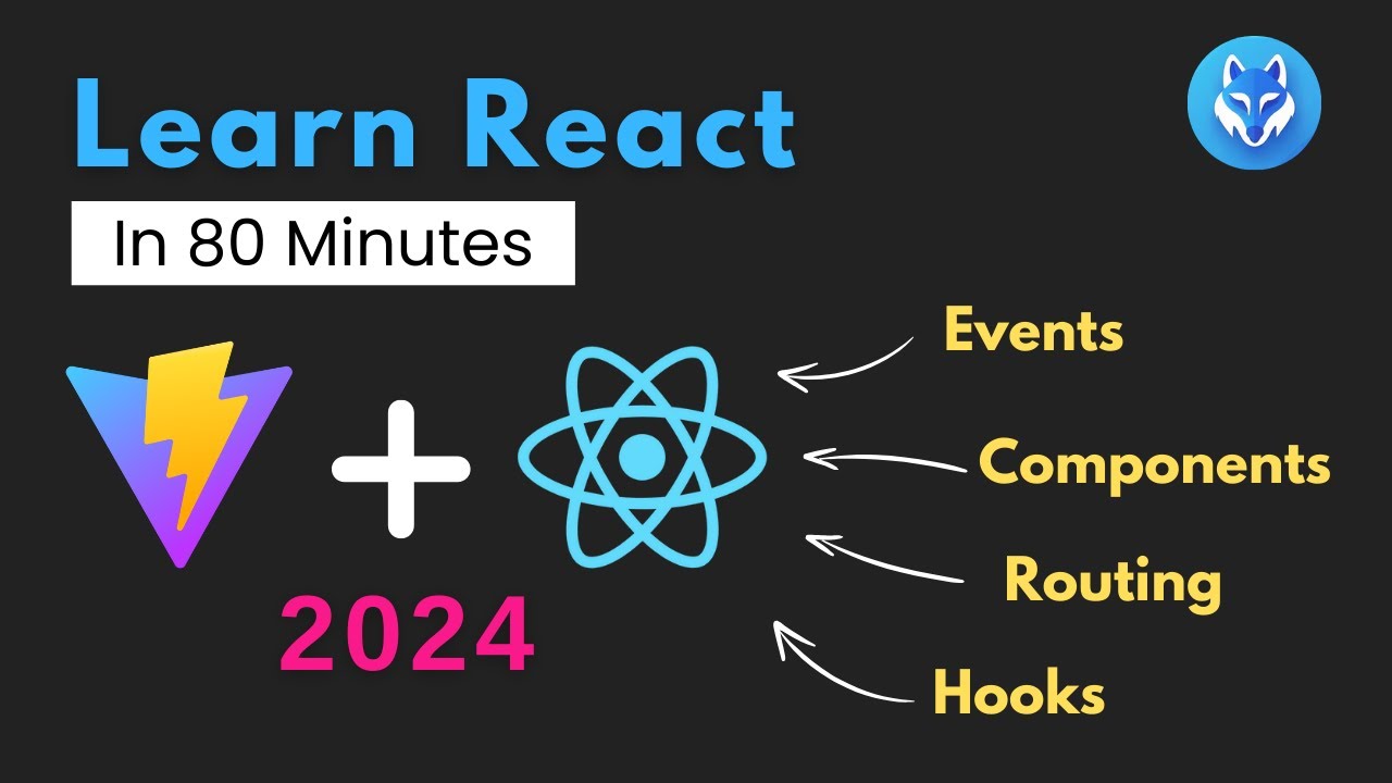 React Crash Course | Learn React Quickly | In 80 Minutes