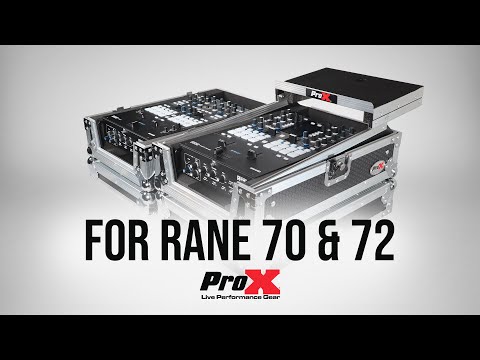 ProX ATA Road Case for 11" Rane Seventy-Two 72 DJ Mixer Black / Silver image 5