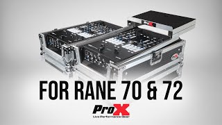 Flight Case for Rane Seventy-Two 72 and Rane Seventy DJ Mixer - Black on Black