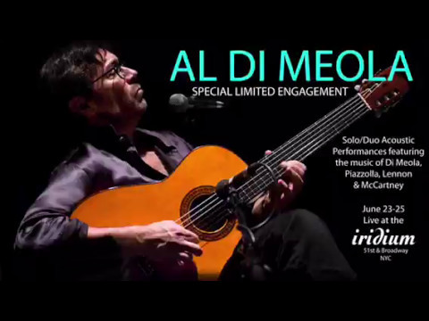 Al Di Meola - Live At The Iridium, June 23rd - June 25th
