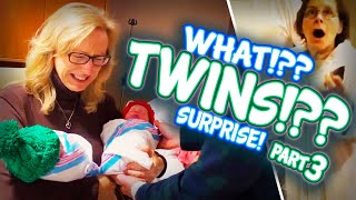 Twins!! Best funny &amp; heart warming Twins pregnancy reveal 3| Talk about a family stimulus package!