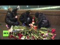 Russia: Mourners commemorate Boris Nemtsov in.