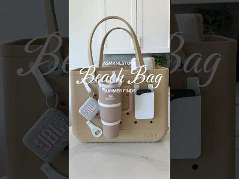 Beach Bogg Bag Restock #boggbag #beachbag #packwithme #asmrrestock #summeressentials