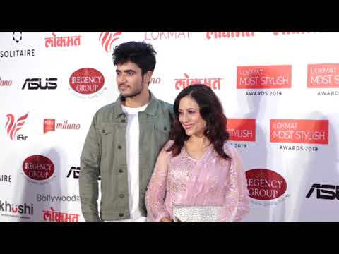 Veena Jagtap & Shiv Thackeray Spotted at Lokmat Most Stylish Awards 2019