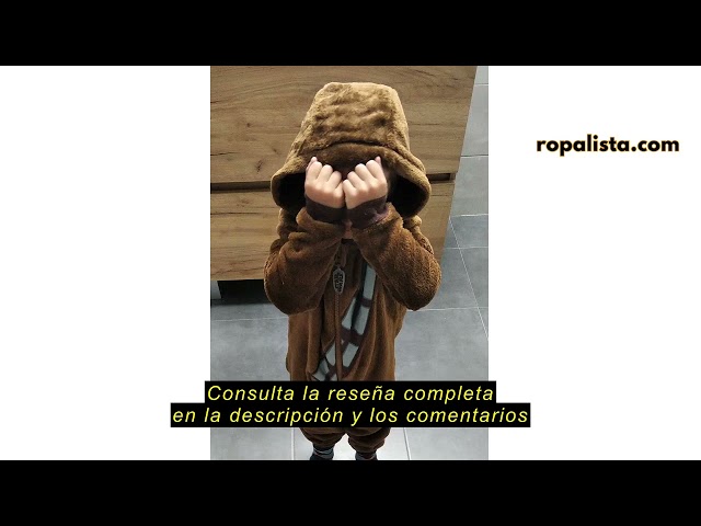 Vídeo relacionado con Star Wars Pijama Entero Hombre | Onesie Chewbacca | Mono Pijama Invierno Marrón Size X-Large