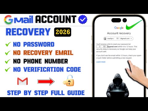 How to recover gmail account || Gmail recovery without verification code ||2 step verification gmail