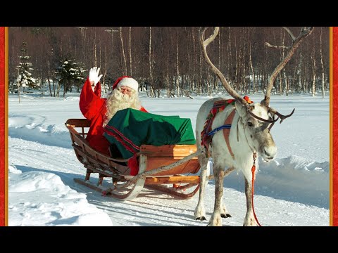 Joulupukin lähtö Lapista maailmalle 🦌🎅 Joulupukki matkaan jo käy - Napapiiri Rovaniemi Korvatunturi