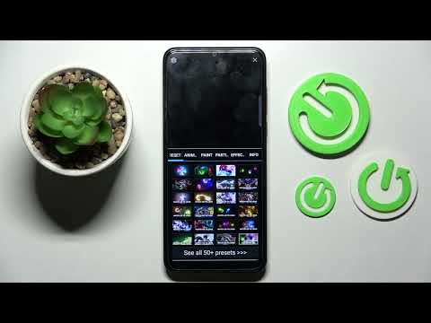 How to Download and Apply the Live Wallpapers on the TCL 30 SE - Magic Fluids Free App