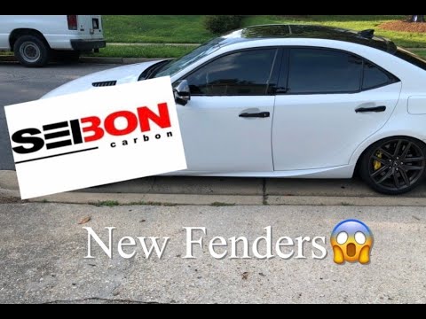 VLOG Lexus Seibon Fenders & Exhaust Burbles/Backfire