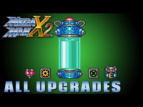 Megaman X2 - All Items / Upgrade locations