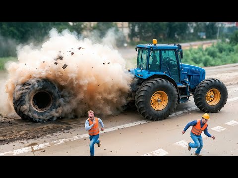 GEFÄHRLICHE IDIOTEN, LKW- UND BAUMASCHINEN FAILS