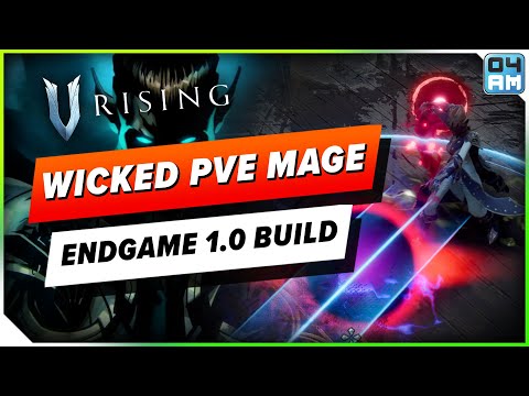 V Rising 1.0 WICKED Endgame PvE Mage Build - Insane DMG, Crits & Lifesteal!