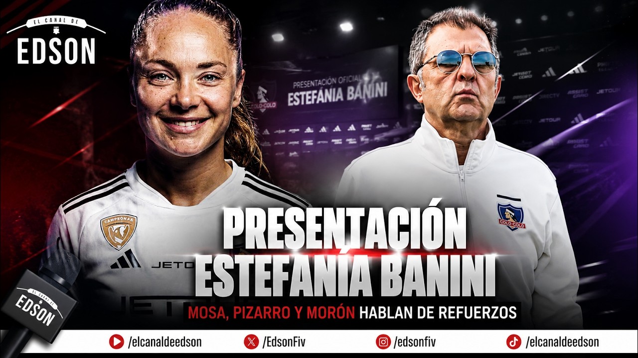 EN VIVO | CONFERENCIA DE PRENSA: ESTEFANÍA BANINI ES PRESENTADA COMO REFUERZO EN COLO COLO FEMENINO