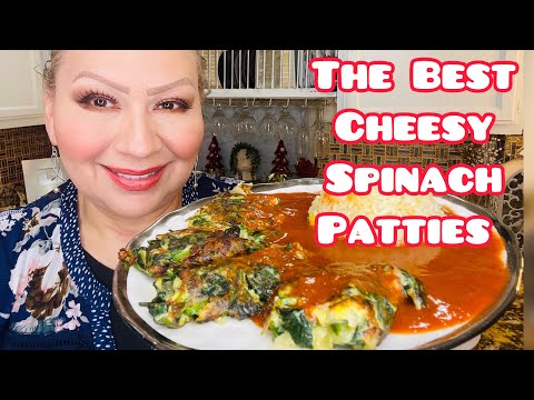 The Best Cheesy Spinach Patties