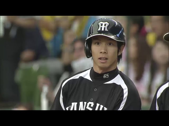 6回表 タイガース・緒方 2打席連続打点!! ライオンズを突き放す7点目をあげる!! 2014/6/15 L-T