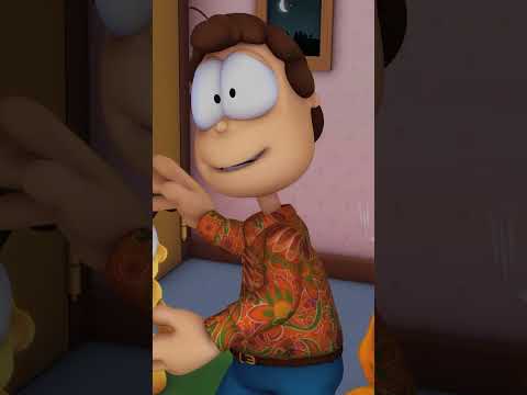 Garfield is not FAT 😒 #shorts #Garfield #cartoon #animation #thegarfieldshow