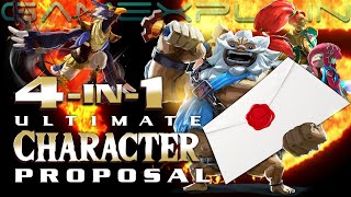 The Ultimate Smash Bros. DLC Character Idea: The 4 Champions of Hyrule