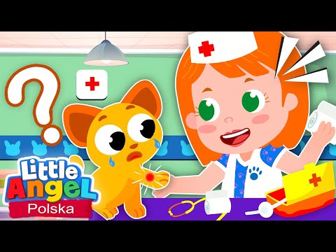 Kotek idzie do weterynarza | Little Angel Polska - Piosenki dla dzieci