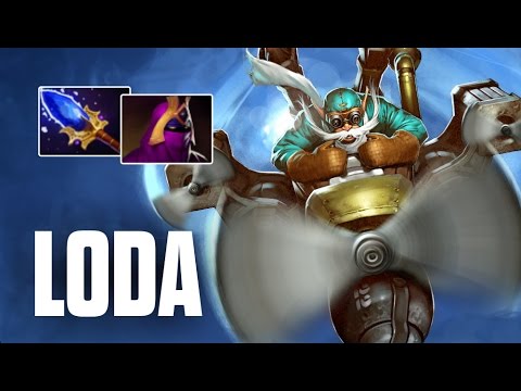 Classic Style Gyrocopter Scepter by Loda 7.02 - Top MMR Pro Player | Dota 2
