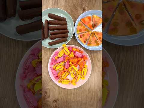 Filling Platter With Cadbury Twirl & Fruit-tella Sweet ASMR #asmr #cadbury #sweet #chocolate #twirl