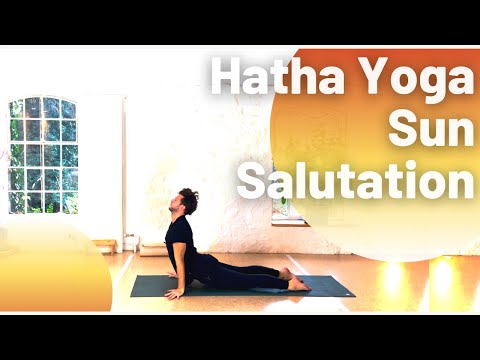 Hatha Yoga SUN SALUTATION - 10 / 15 min Surya Namaskar for Beginners / Intermediate Yoga Practice