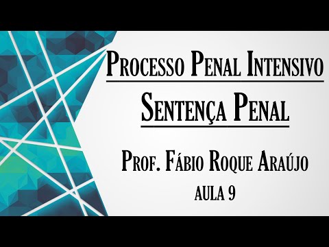 Criminal Sentence - Class 9 | INTENSIVE Criminal Procedural Law Course