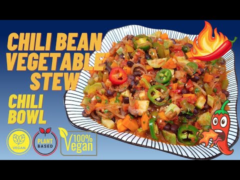 Spicy Vegetable Chili Bowl | Vegan | Vegetarian Recipes