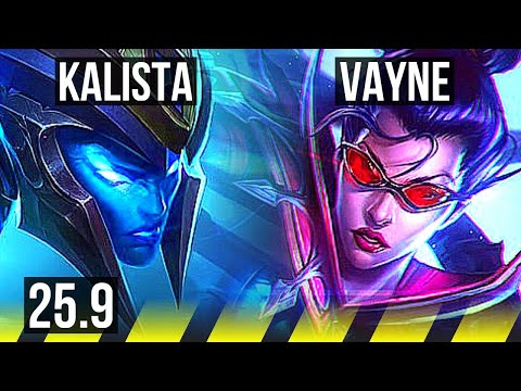 KALISTA & Thresh vs VAYNE & Zyra (ADC) | EUW Master | 25.9